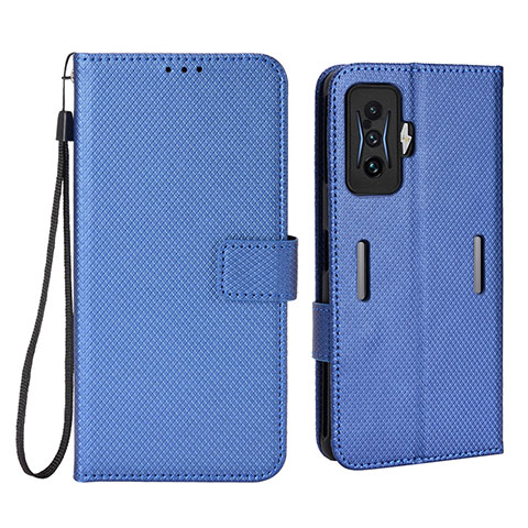 Handytasche Stand Schutzhülle Flip Leder Hülle BY1 für Xiaomi Poco F4 GT 5G Blau