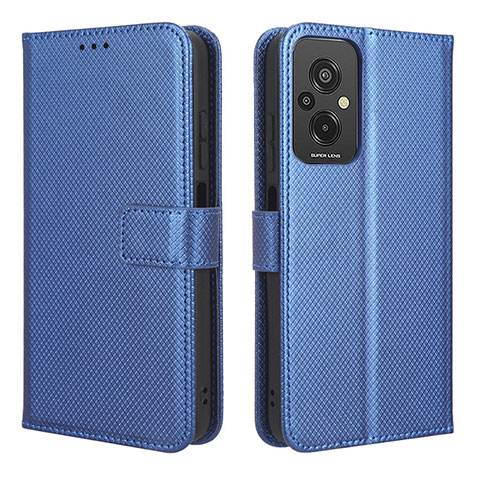 Handytasche Stand Schutzhülle Flip Leder Hülle BY1 für Xiaomi Redmi 11 Prime 4G Blau