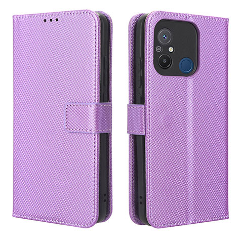 Handytasche Stand Schutzhülle Flip Leder Hülle BY1 für Xiaomi Redmi 12C 4G Violett