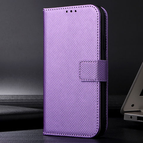 Handytasche Stand Schutzhülle Flip Leder Hülle BY1 für Xiaomi Redmi 9 Prime India Violett