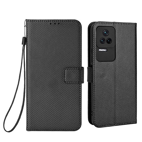 Handytasche Stand Schutzhülle Flip Leder Hülle BY1 für Xiaomi Redmi K50 5G Schwarz