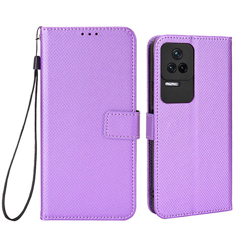 Handytasche Stand Schutzhülle Flip Leder Hülle BY1 für Xiaomi Redmi K50 Pro 5G Violett