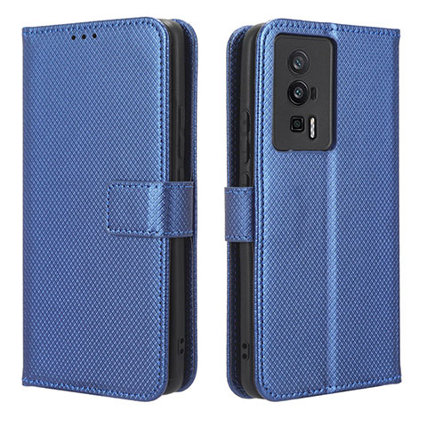 Handytasche Stand Schutzhülle Flip Leder Hülle BY1 für Xiaomi Redmi K60 5G Blau