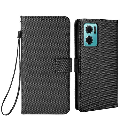 Handytasche Stand Schutzhülle Flip Leder Hülle BY1 für Xiaomi Redmi Note 11E 5G Schwarz