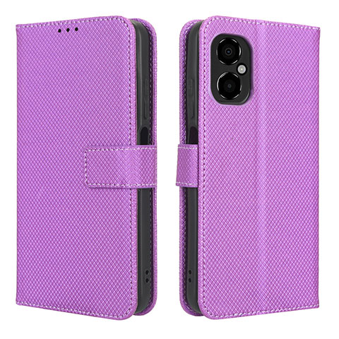 Handytasche Stand Schutzhülle Flip Leder Hülle BY1 für Xiaomi Redmi Note 11R 5G Violett