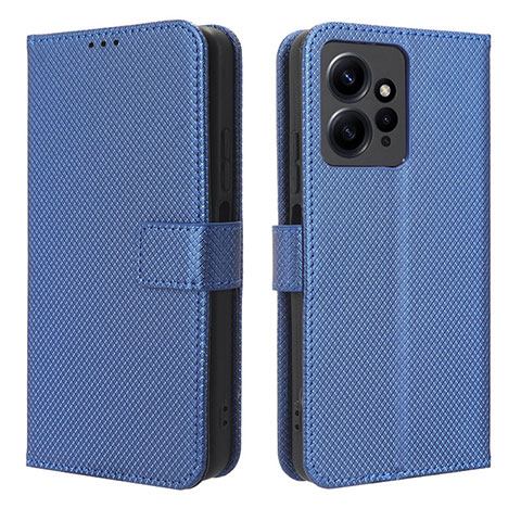 Handytasche Stand Schutzhülle Flip Leder Hülle BY1 für Xiaomi Redmi Note 12 4G Blau