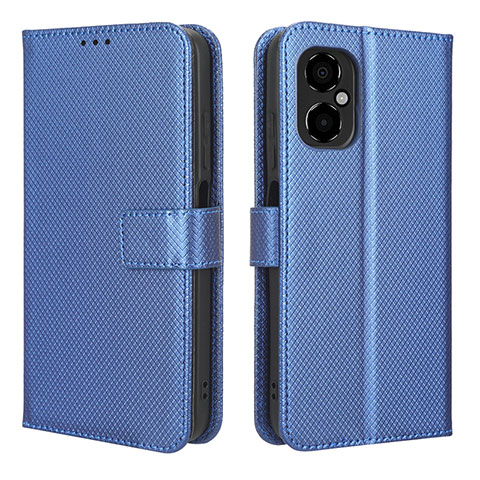 Handytasche Stand Schutzhülle Flip Leder Hülle BY1 für Xiaomi Redmi Note 12R Pro 5G Blau