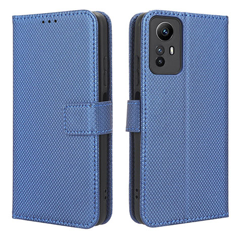 Handytasche Stand Schutzhülle Flip Leder Hülle BY1 für Xiaomi Redmi Note 12S Blau