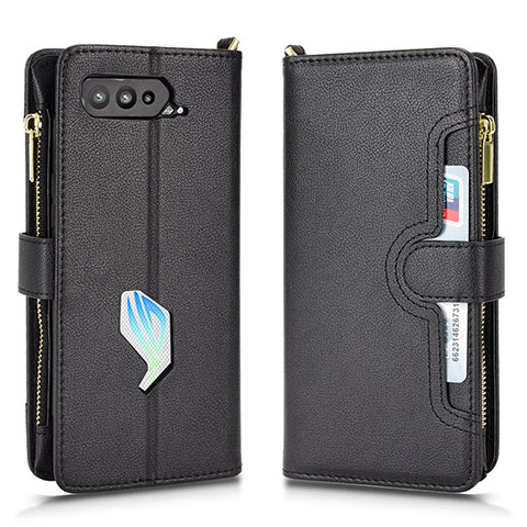 Handytasche Stand Schutzhülle Flip Leder Hülle BY2 für Asus ROG Phone 5s Schwarz