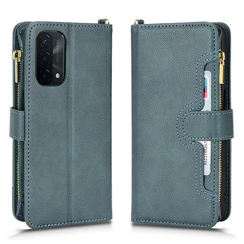 Handytasche Stand Schutzhülle Flip Leder Hülle BY2 für Oppo A54 5G Grün