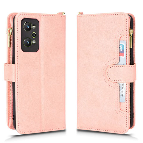 Handytasche Stand Schutzhülle Flip Leder Hülle BY2 für Realme GT2 5G Rosegold