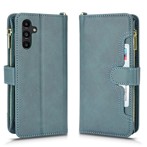 Handytasche Stand Schutzhülle Flip Leder Hülle BY2 für Samsung Galaxy A13 5G Grün