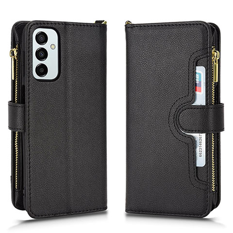 Handytasche Stand Schutzhülle Flip Leder Hülle BY2 für Samsung Galaxy F23 5G Schwarz