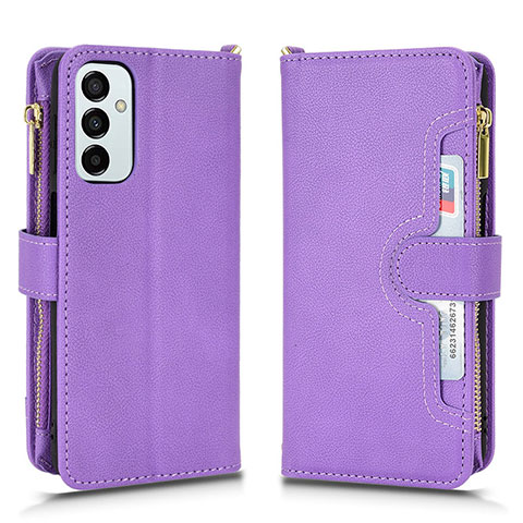Handytasche Stand Schutzhülle Flip Leder Hülle BY2 für Samsung Galaxy F23 5G Violett