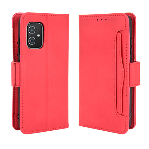 Handytasche Stand Schutzhülle Flip Leder Hülle BY3 für Asus ZenFone 8 Mini Rot