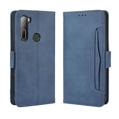 Handytasche Stand Schutzhülle Flip Leder Hülle BY3 für HTC U20 5G Blau