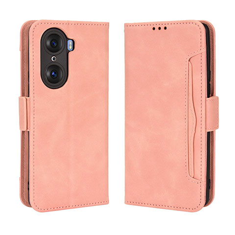 Handytasche Stand Schutzhülle Flip Leder Hülle BY3 für Huawei Honor 60 5G Rosa