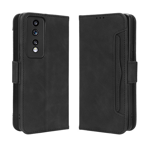 Handytasche Stand Schutzhülle Flip Leder Hülle BY3 für Huawei Honor 80 GT 5G Schwarz