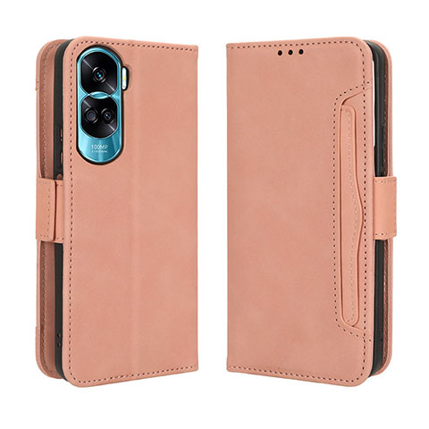 Handytasche Stand Schutzhülle Flip Leder Hülle BY3 für Huawei Honor 90 Lite 5G Rosa