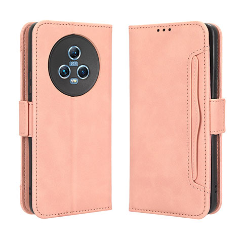 Handytasche Stand Schutzhülle Flip Leder Hülle BY3 für Huawei Honor Magic5 5G Rosa