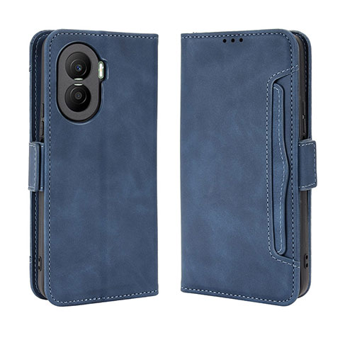 Handytasche Stand Schutzhülle Flip Leder Hülle BY3 für Huawei Honor X40i 5G Blau