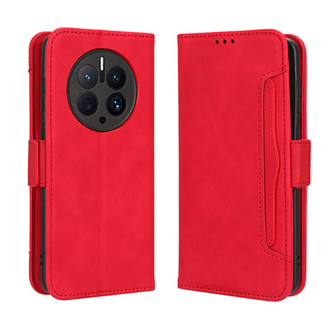 Handytasche Stand Schutzhülle Flip Leder Hülle BY3 für Huawei Mate 50 Pro Rot