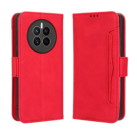 Handytasche Stand Schutzhülle Flip Leder Hülle BY3 für Huawei Mate 50E Rot