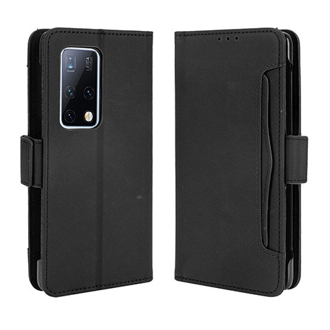 Handytasche Stand Schutzhülle Flip Leder Hülle BY3 für Huawei Mate X2 Schwarz