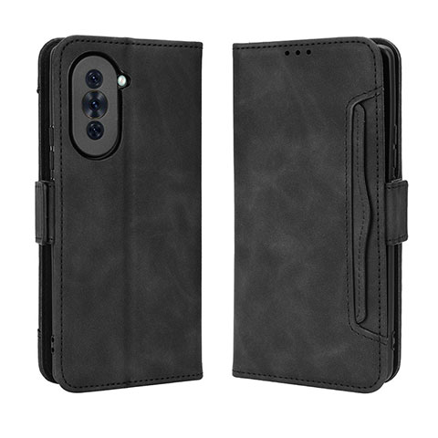 Handytasche Stand Schutzhülle Flip Leder Hülle BY3 für Huawei Nova 10 Pro Schwarz