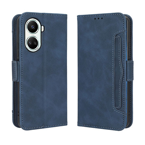 Handytasche Stand Schutzhülle Flip Leder Hülle BY3 für Huawei Nova 10 SE Blau