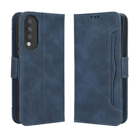 Handytasche Stand Schutzhülle Flip Leder Hülle BY3 für Huawei Nova 10z Blau