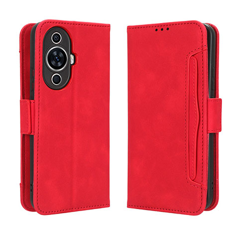 Handytasche Stand Schutzhülle Flip Leder Hülle BY3 für Huawei Nova 11 Ultra Rot