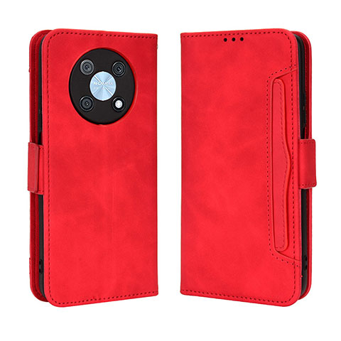 Handytasche Stand Schutzhülle Flip Leder Hülle BY3 für Huawei Nova Y90 Rot