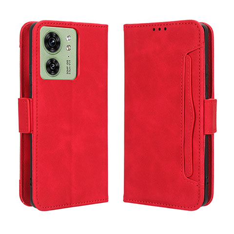 Handytasche Stand Schutzhülle Flip Leder Hülle BY3 für Motorola Moto Edge (2023) 5G Rot