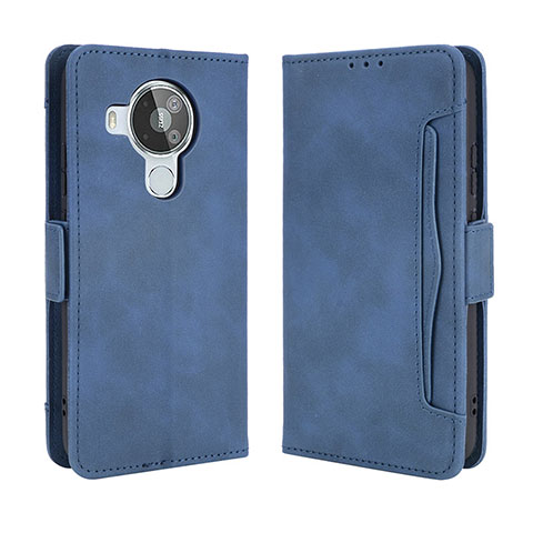 Handytasche Stand Schutzhülle Flip Leder Hülle BY3 für Nokia 7.3 Blau