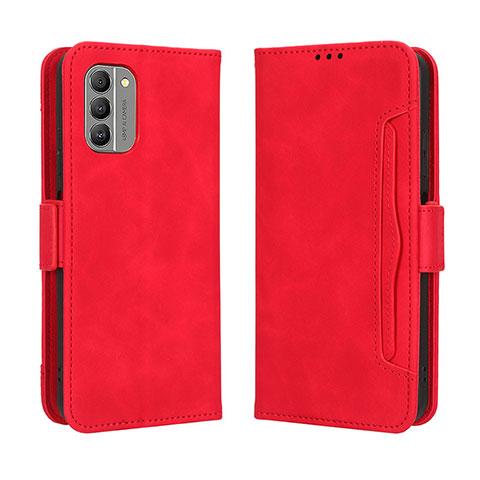 Handytasche Stand Schutzhülle Flip Leder Hülle BY3 für Nokia G400 5G Rot