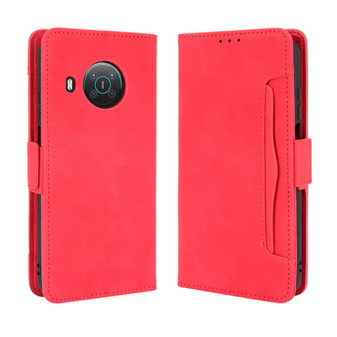 Handytasche Stand Schutzhülle Flip Leder Hülle BY3 für Nokia X100 5G Rot