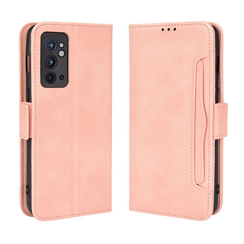 Handytasche Stand Schutzhülle Flip Leder Hülle BY3 für OnePlus 9RT 5G Rosa