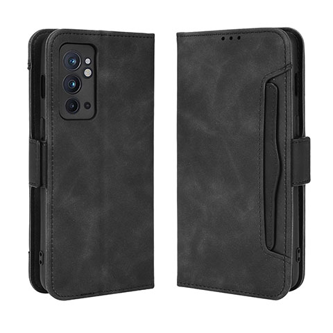 Handytasche Stand Schutzhülle Flip Leder Hülle BY3 für OnePlus 9RT 5G Schwarz