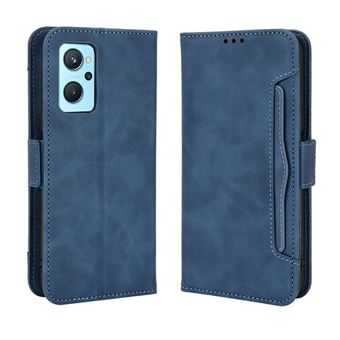 Handytasche Stand Schutzhülle Flip Leder Hülle BY3 für Oppo A96 4G Blau