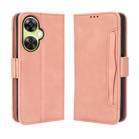 Handytasche Stand Schutzhülle Flip Leder Hülle BY3 für Oppo K11x 5G Rosa