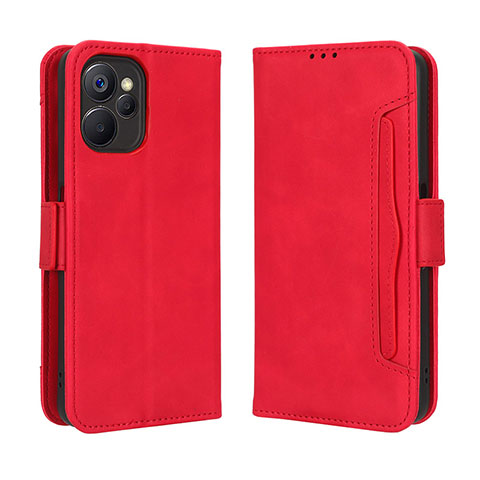 Handytasche Stand Schutzhülle Flip Leder Hülle BY3 für Realme 10 5G Rot