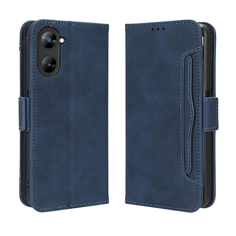 Handytasche Stand Schutzhülle Flip Leder Hülle BY3 für Realme 10S 5G Blau