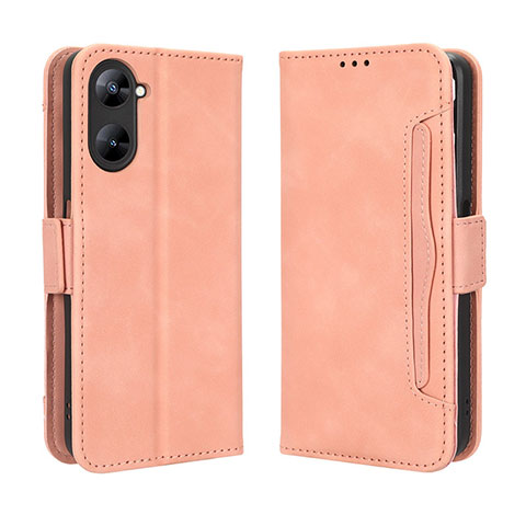 Handytasche Stand Schutzhülle Flip Leder Hülle BY3 für Realme 10S 5G Rosa