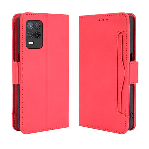 Handytasche Stand Schutzhülle Flip Leder Hülle BY3 für Realme 8 5G Rot