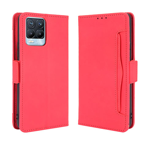 Handytasche Stand Schutzhülle Flip Leder Hülle BY3 für Realme 8 Pro Rot