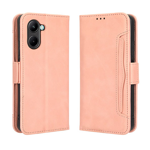 Handytasche Stand Schutzhülle Flip Leder Hülle BY3 für Realme C33 (2023) Rosa