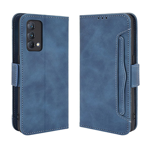 Handytasche Stand Schutzhülle Flip Leder Hülle BY3 für Realme GT Master 5G Blau