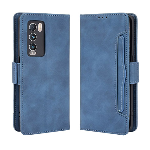 Handytasche Stand Schutzhülle Flip Leder Hülle BY3 für Realme GT Master Explorer 5G Blau