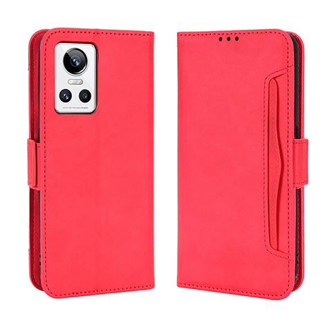 Handytasche Stand Schutzhülle Flip Leder Hülle BY3 für Realme GT Neo3 5G Rot